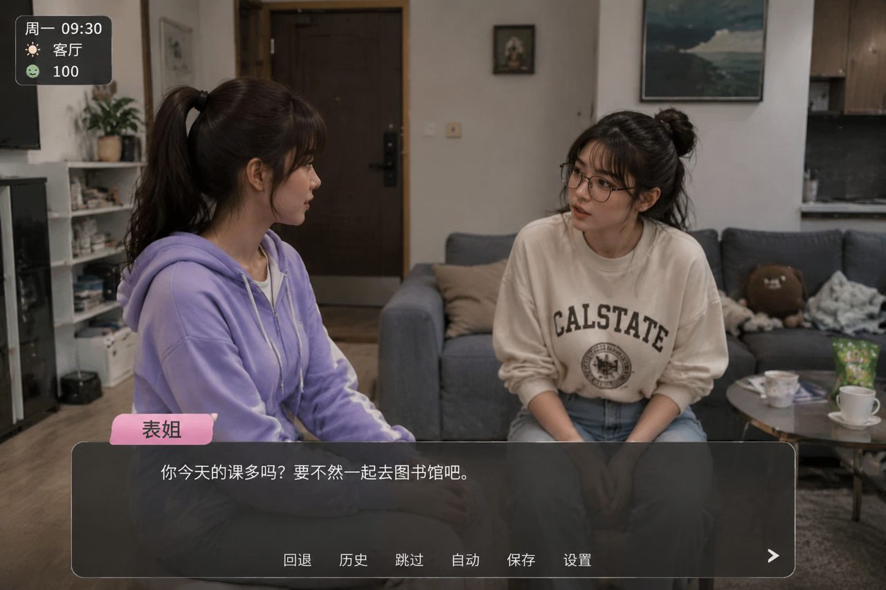我的可爱表姐 角色路线 详情图 1